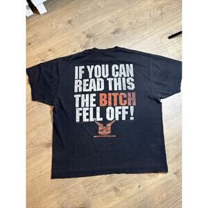 RARE VINTAGE 1999 BIG JOHNSON MOTORCYCLES X-LARGE GRAPHIC T SHIRT USA